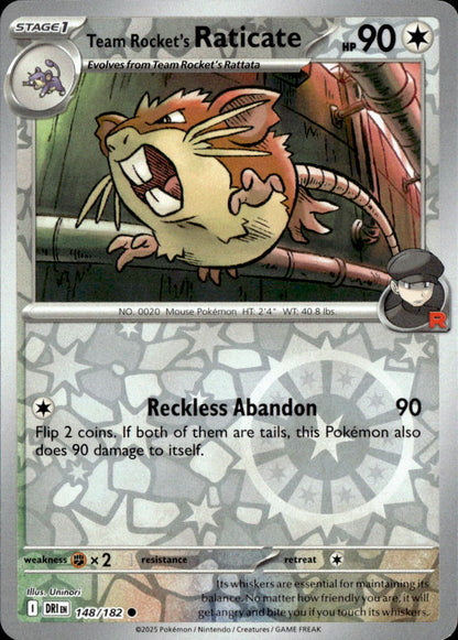 Team Rocket's Raticate - 148/182