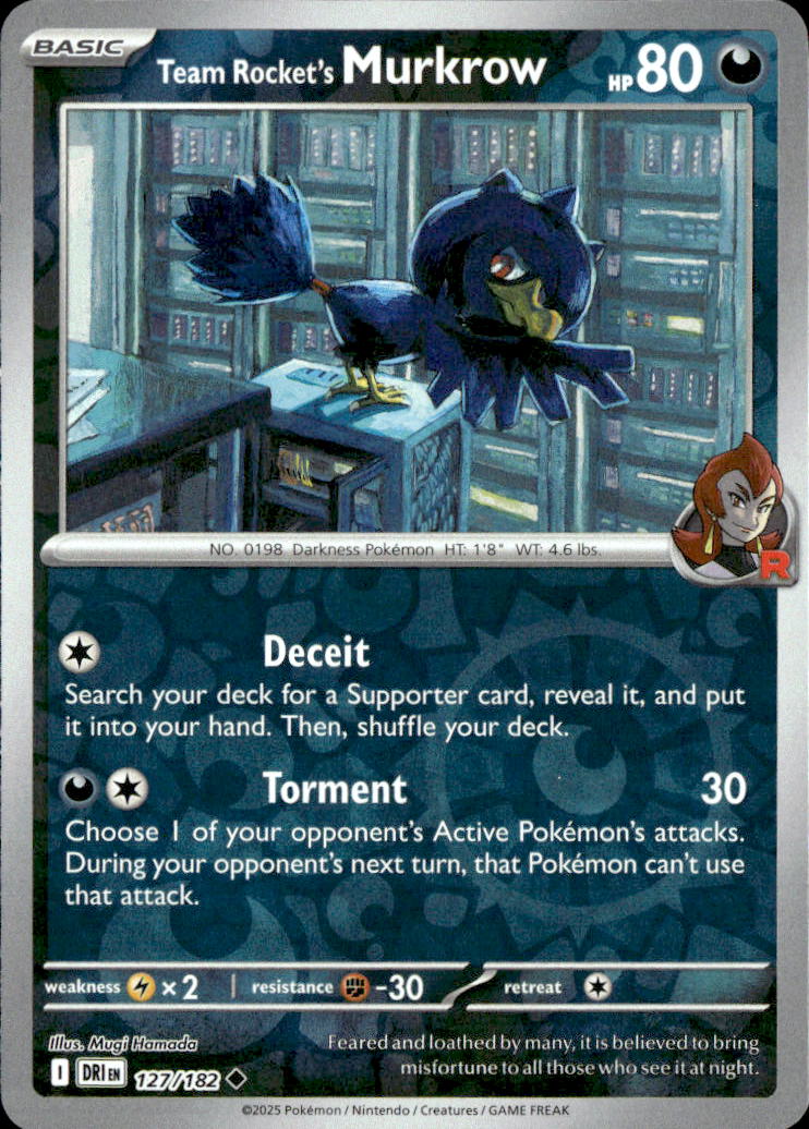 Team Rocket's Murkrow - 127/182