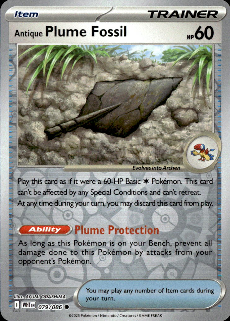 Antique Plume Fossil