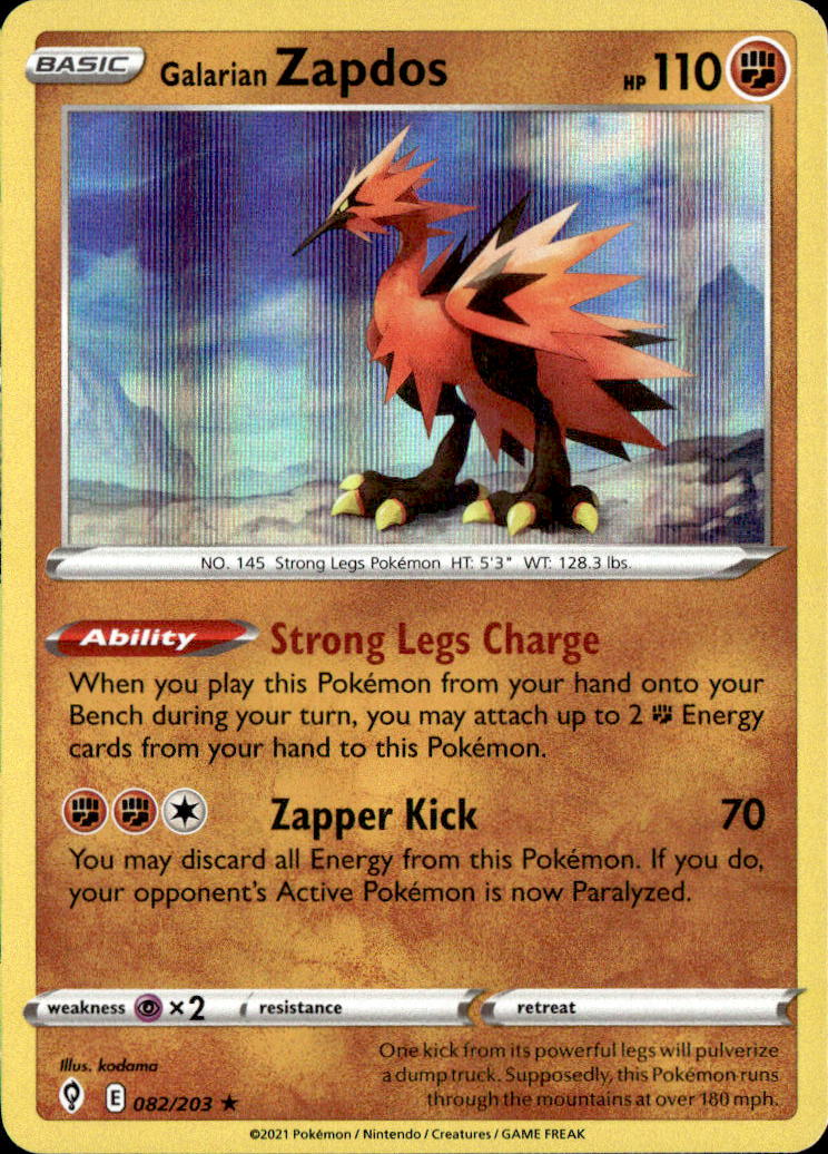 Galarian Zapdos