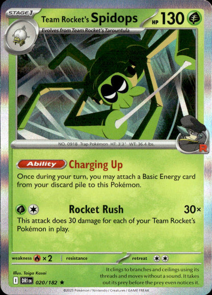 Team Rocket's Spidops - 020/182