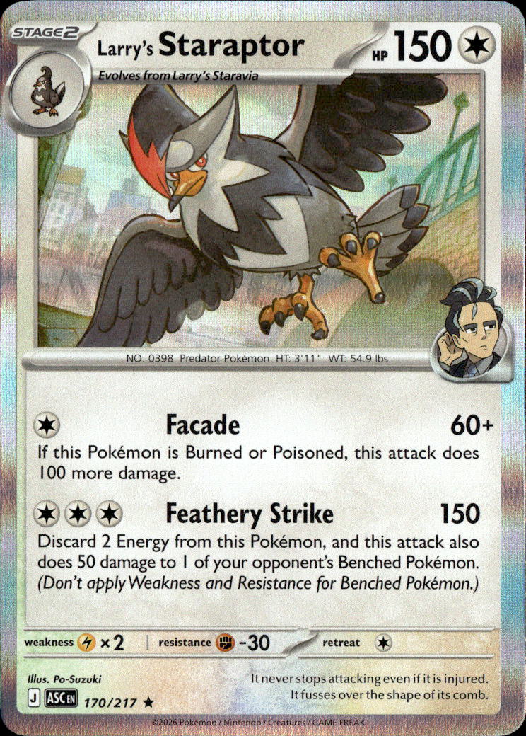 Larry's Staraptor - 170/217
