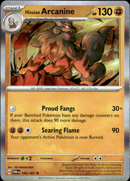 Hisuian Arcanine
