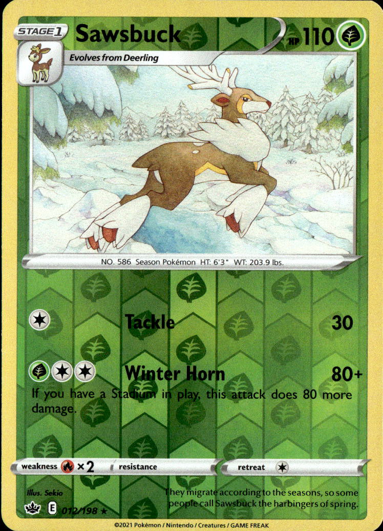 Sawsbuck | Near Mint / English / Reverse Holofoil