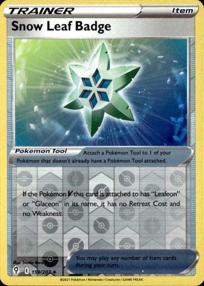 Snow Leaf Badge