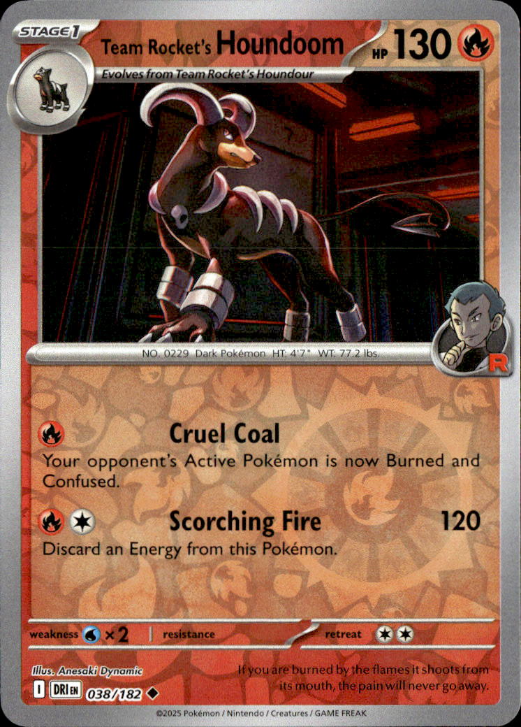 Team Rocket's Houndoom - 038/182