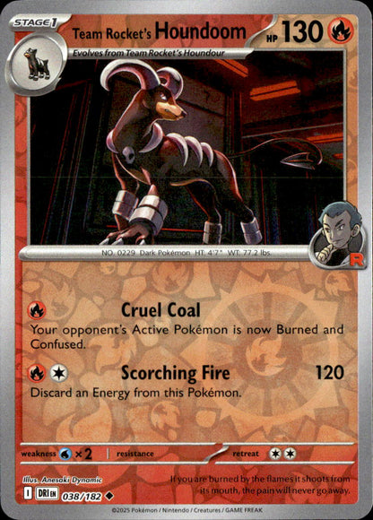Team Rocket's Houndoom - 038/182