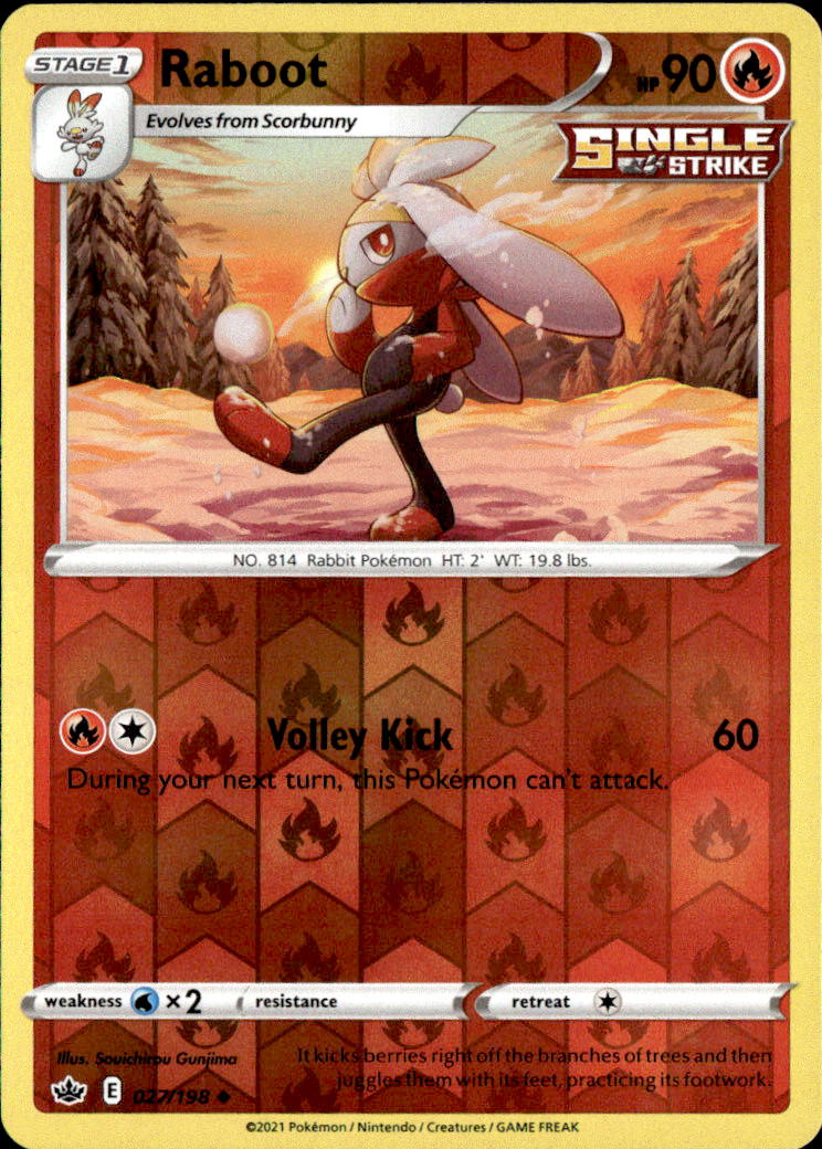Raboot | Near Mint / English / Reverse Holofoil