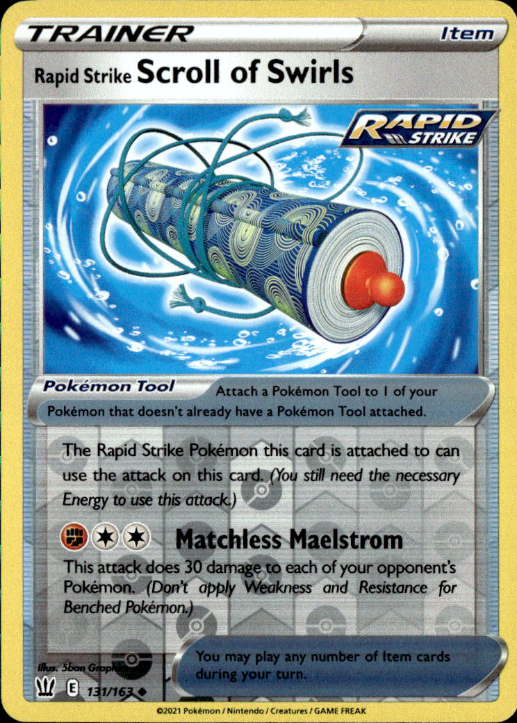 Rapid Strike Scroll of Swirls