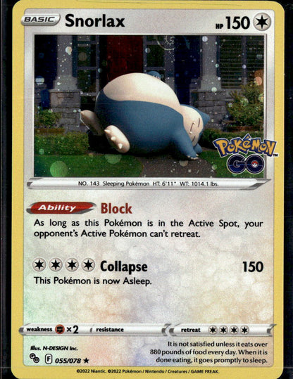 Snorlax - 55/078 (Cosmos Holo)