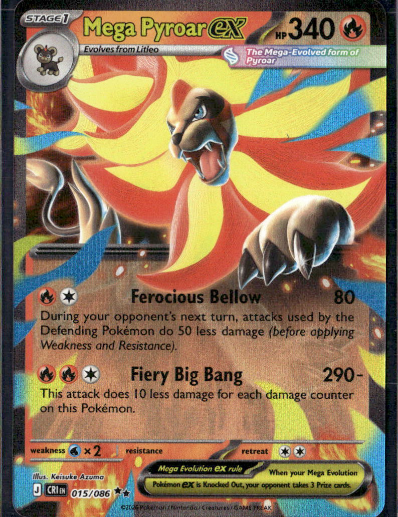Mega Pyroar ex - 015/086