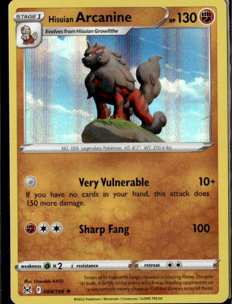 Hisuian Arcanine