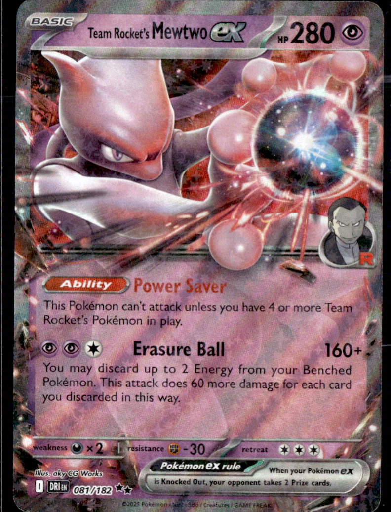Team Rocket's Mewtwo ex - 081/182