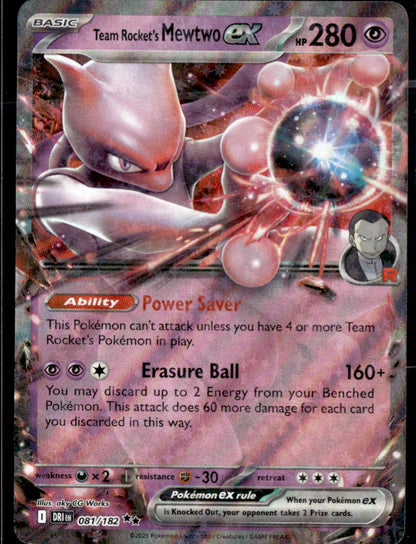 Team Rocket's Mewtwo ex - 081/182