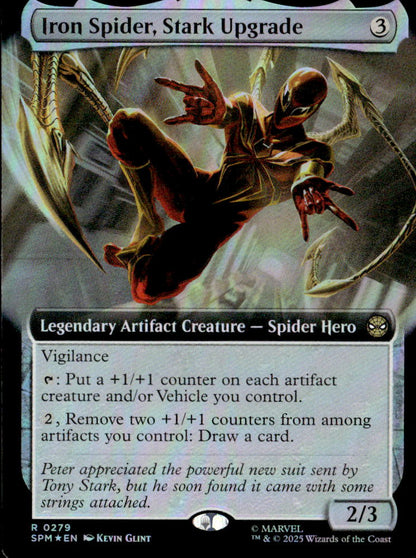 Iron Spider, Stark Upgrade (Extended Art) | Near Mint / English / Foil