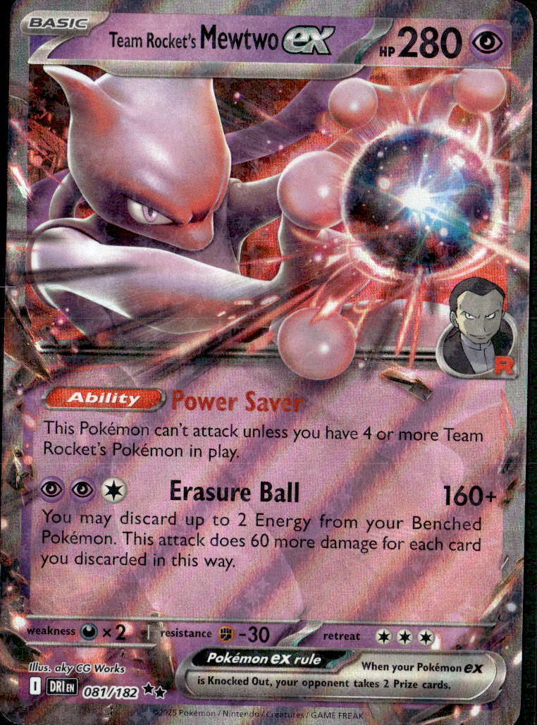 Team Rocket's Mewtwo ex - 081/182