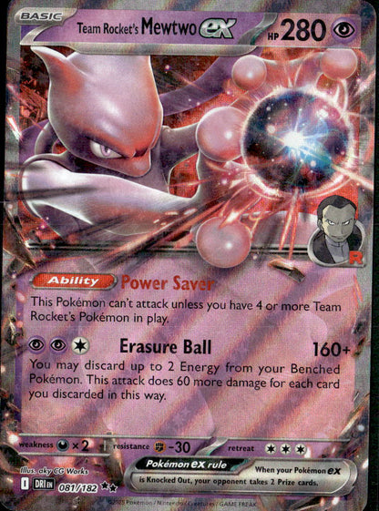 Team Rocket's Mewtwo ex - 081/182