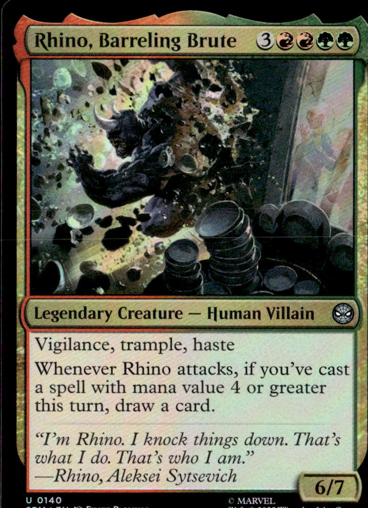 Rhino, Barreling Brute