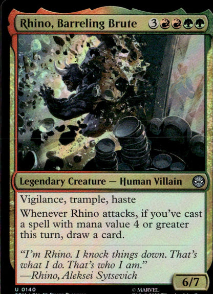 Rhino, Barreling Brute