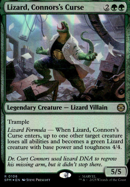 Lizard, Connors's Curse