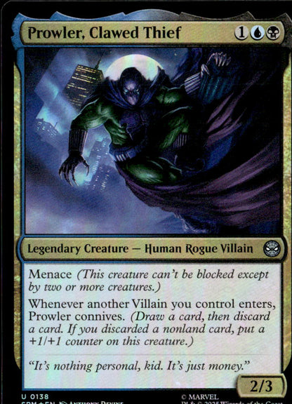 Prowler, Clawed Thief