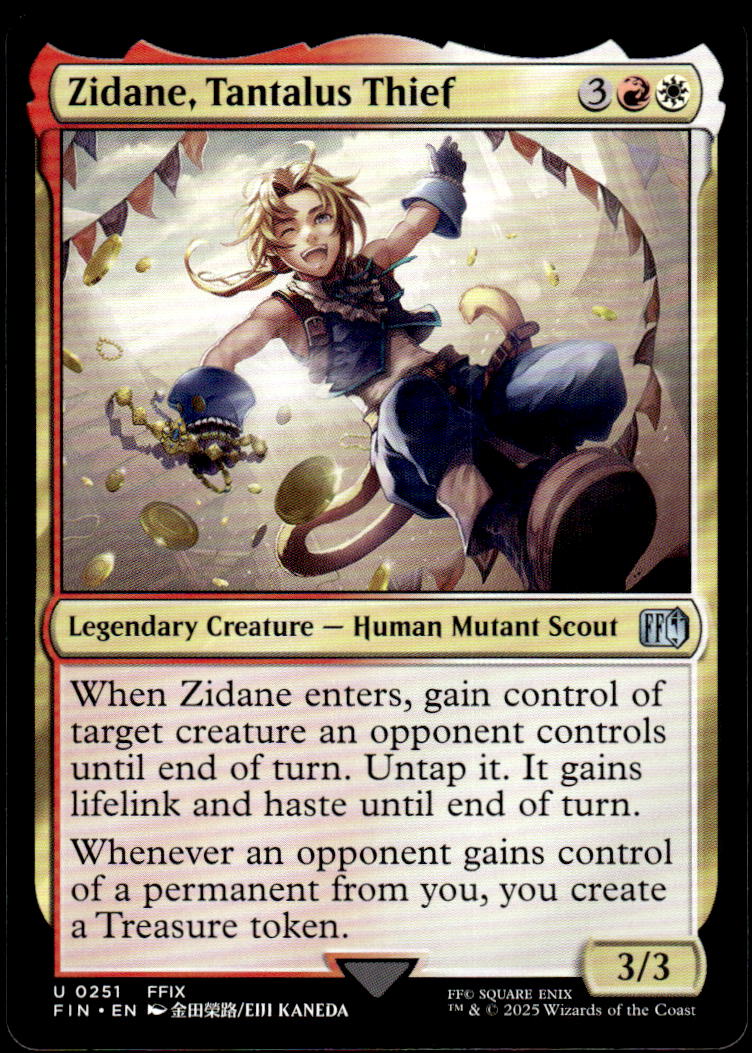 Zidane, Tantalus Thief