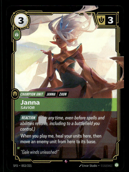 Janna, Savior
