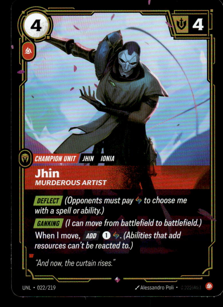 Jhin, Murderous Artist