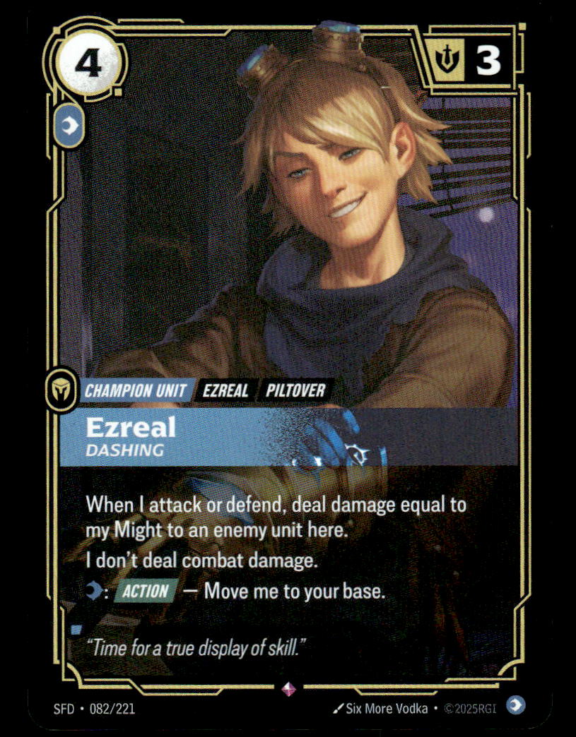 Ezreal, Dashing