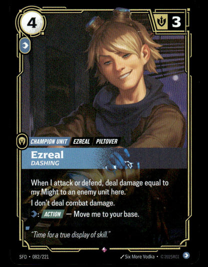 Ezreal, Dashing