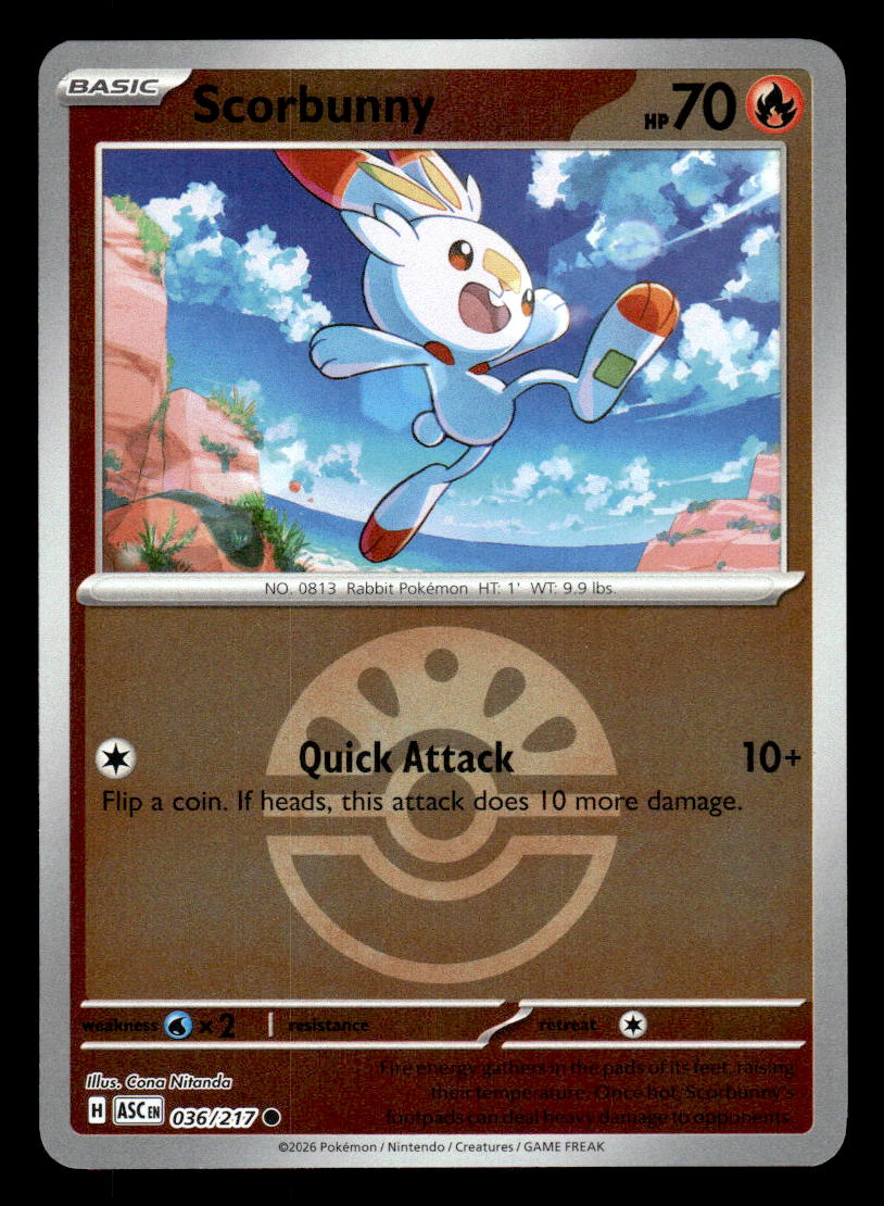 Scorbunny - 036/217 (Friend Ball)
