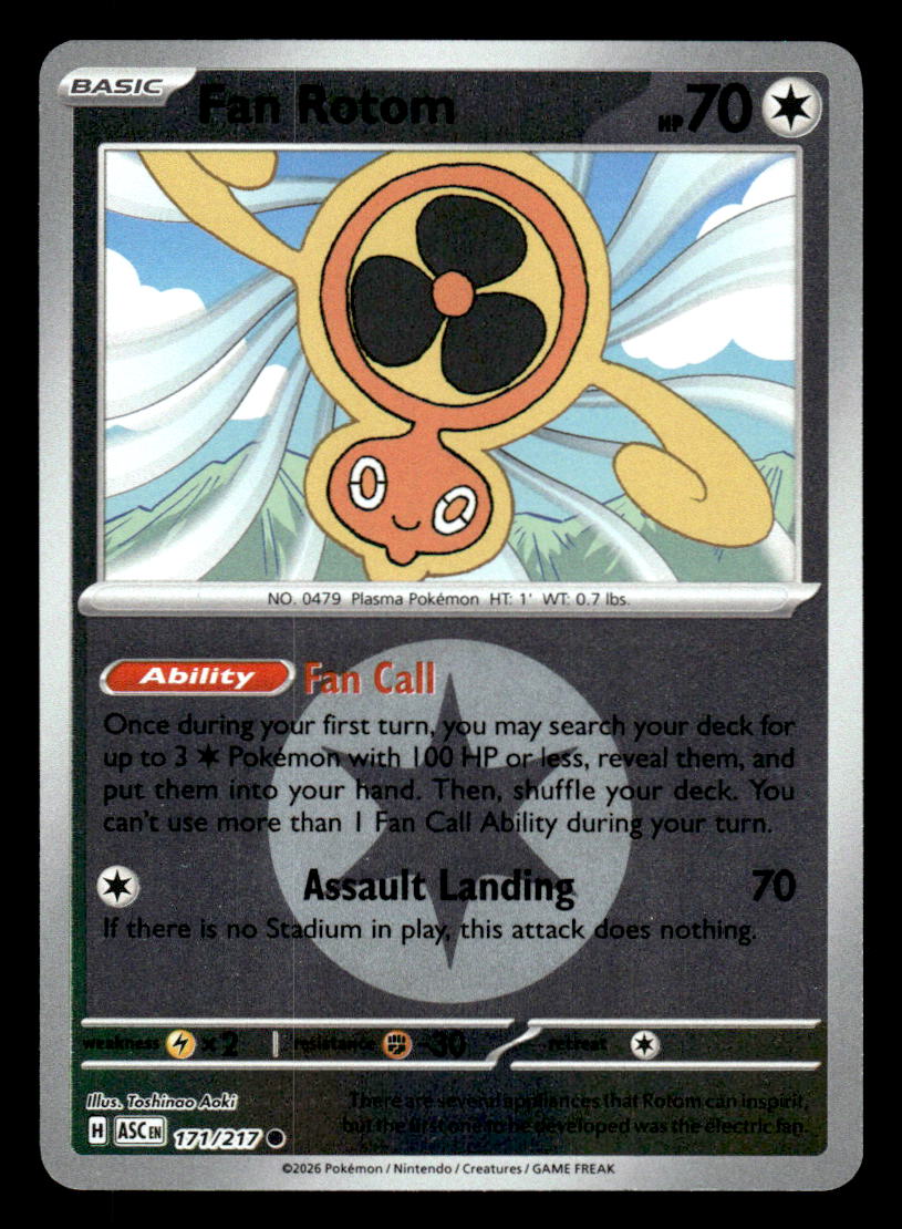 Fan Rotom - 171/217 (Energy Symbol Pattern)
