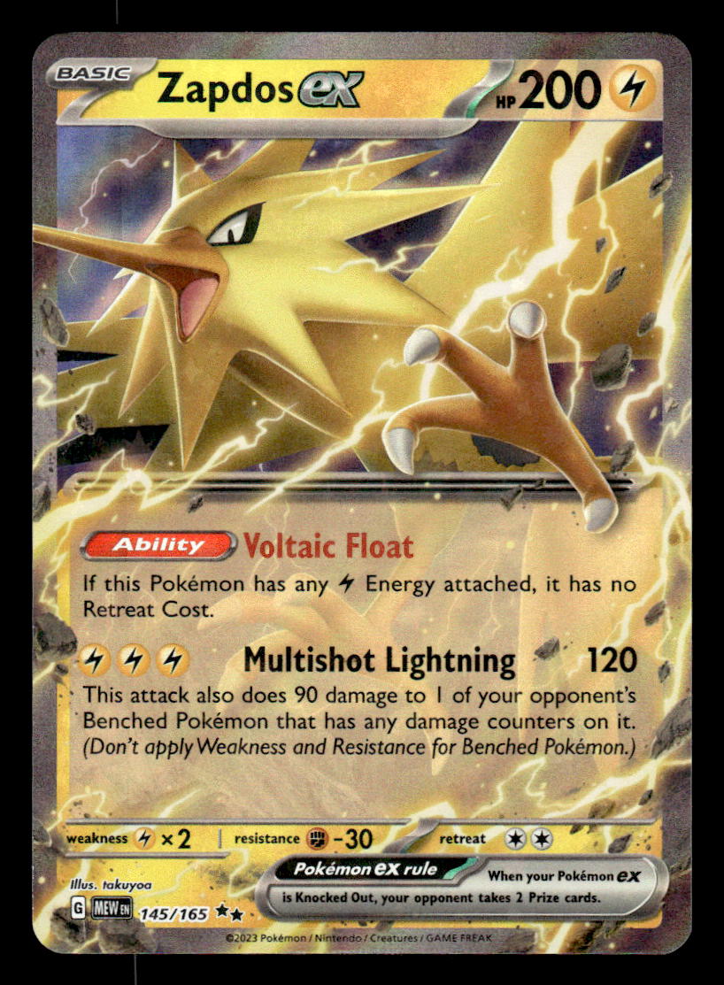 Zapdos ex - 145/165