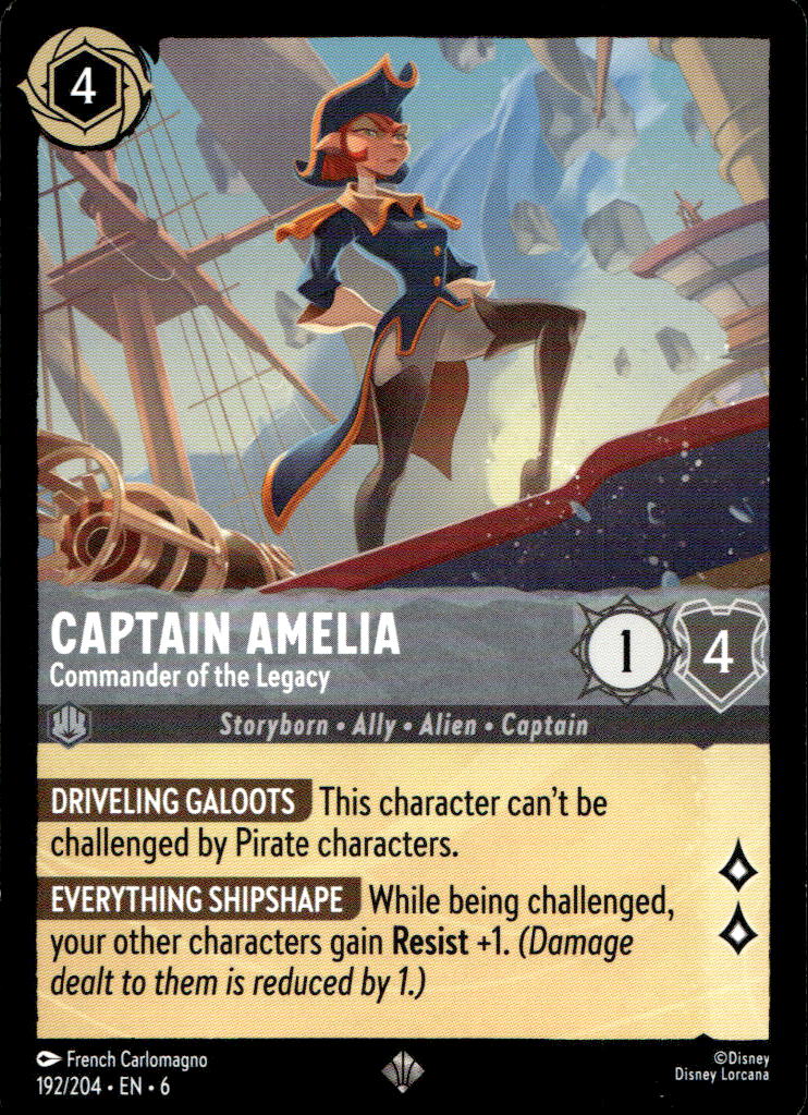 Captain Amelia - Commander of the Legacy