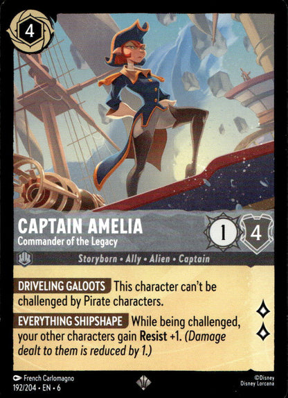 Captain Amelia - Commander of the Legacy