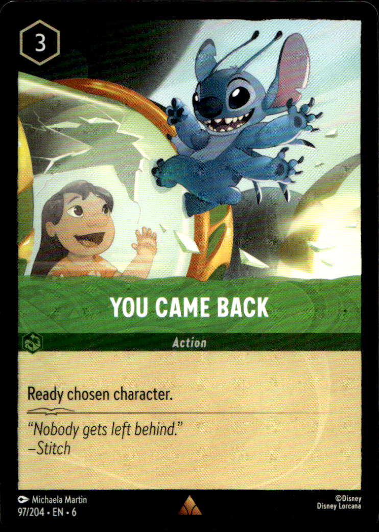 You Came Back