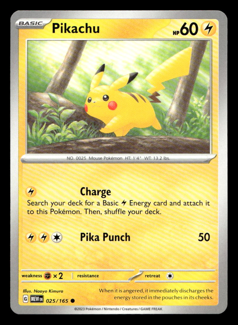 Pikachu - 025/165