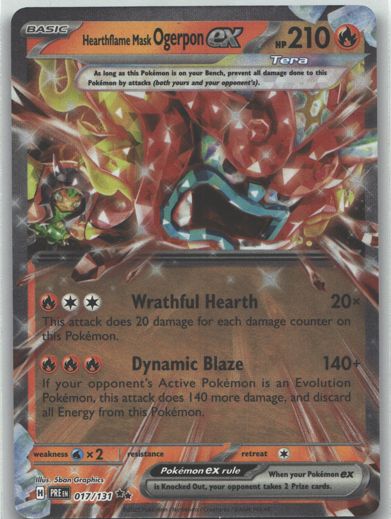 Hearthflame Mask Ogerpon ex - 017/131
