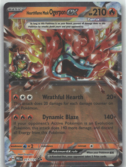 Hearthflame Mask Ogerpon ex - 017/131