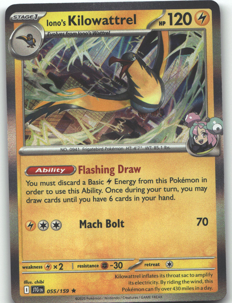 Iono's Kilowattrel - 055/159