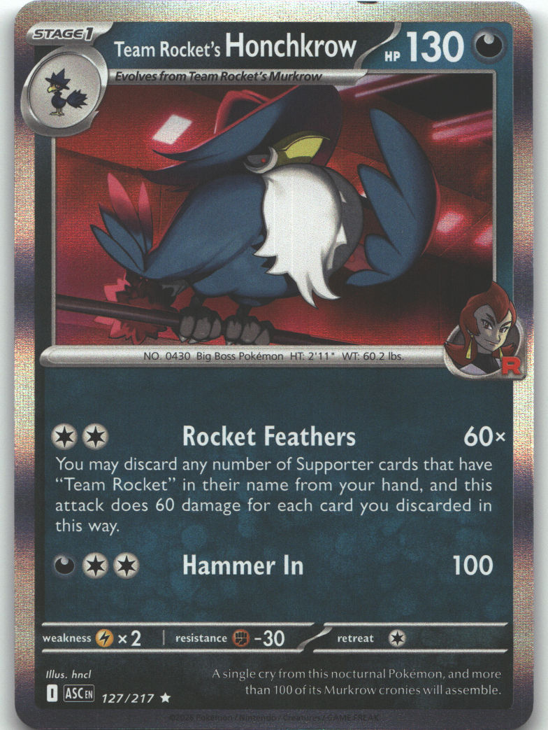 Team Rocket's Honchkrow