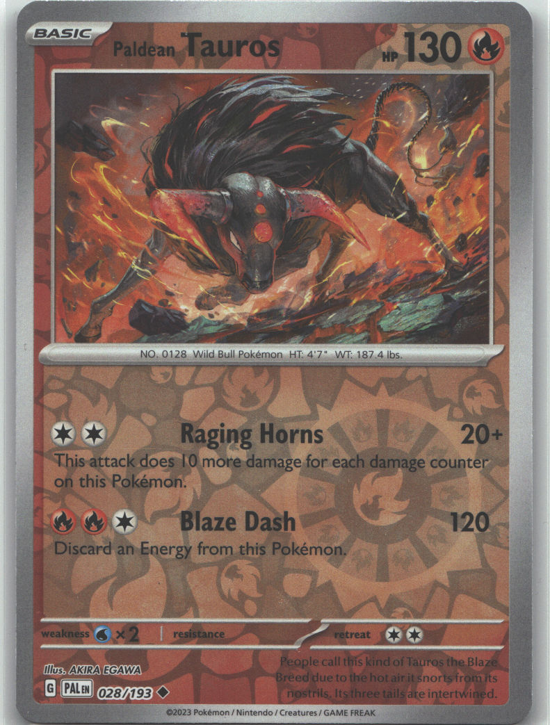 Paldean Tauros - 028/193