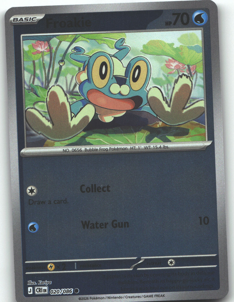 Froakie - 020/086