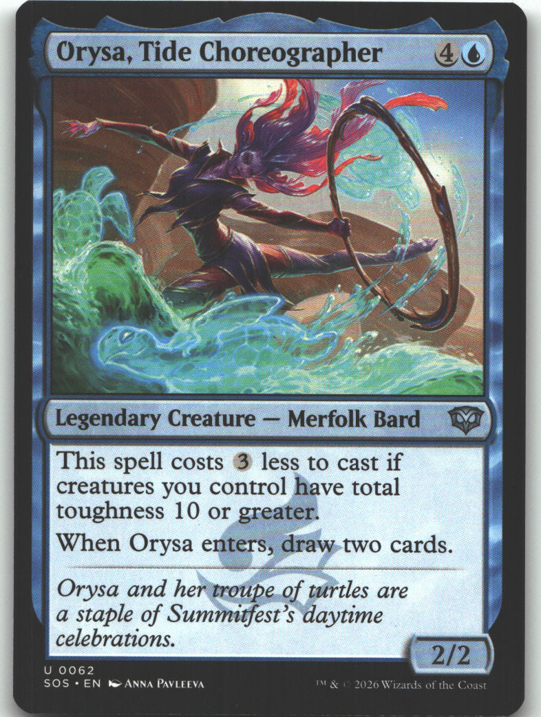 Orysa, Tide Choreographer