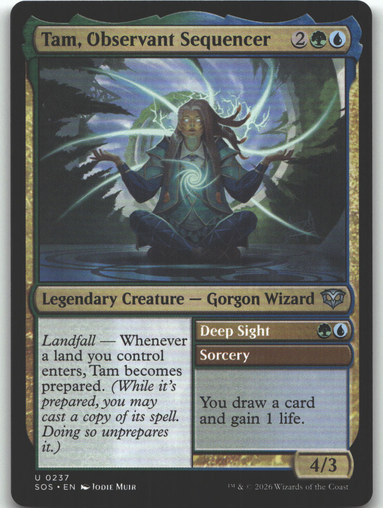 Tam, Observant Sequencer