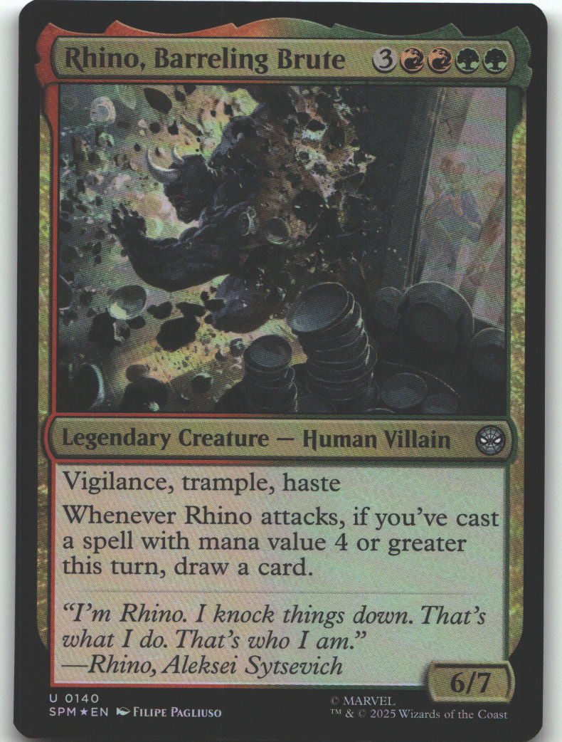 Rhino, Barreling Brute