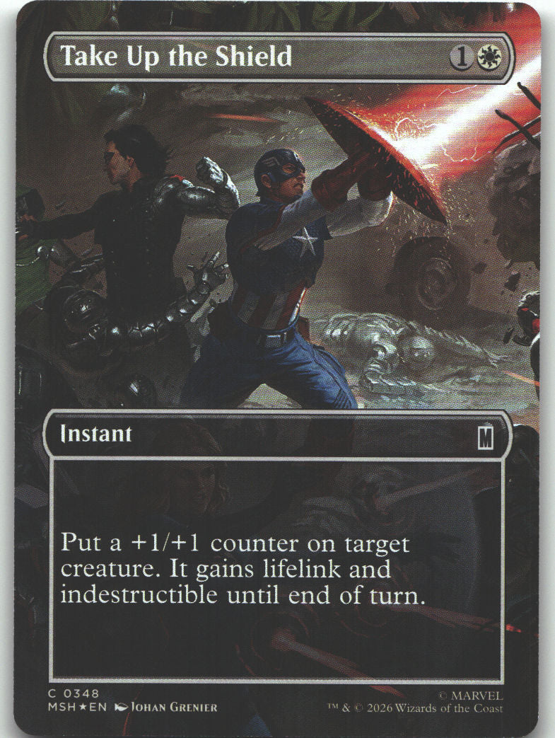 Take Up the Shield (Borderless)