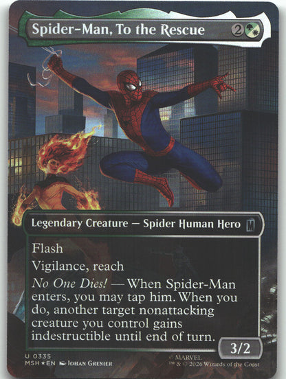 Spider-Man, To the Rescue (Borderless)