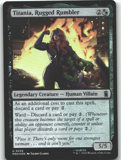 Titania, Rugged Rumbler
