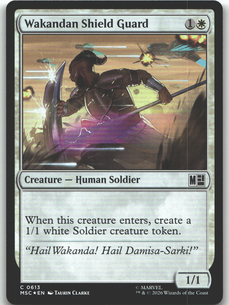 Wakandan Shield Guard